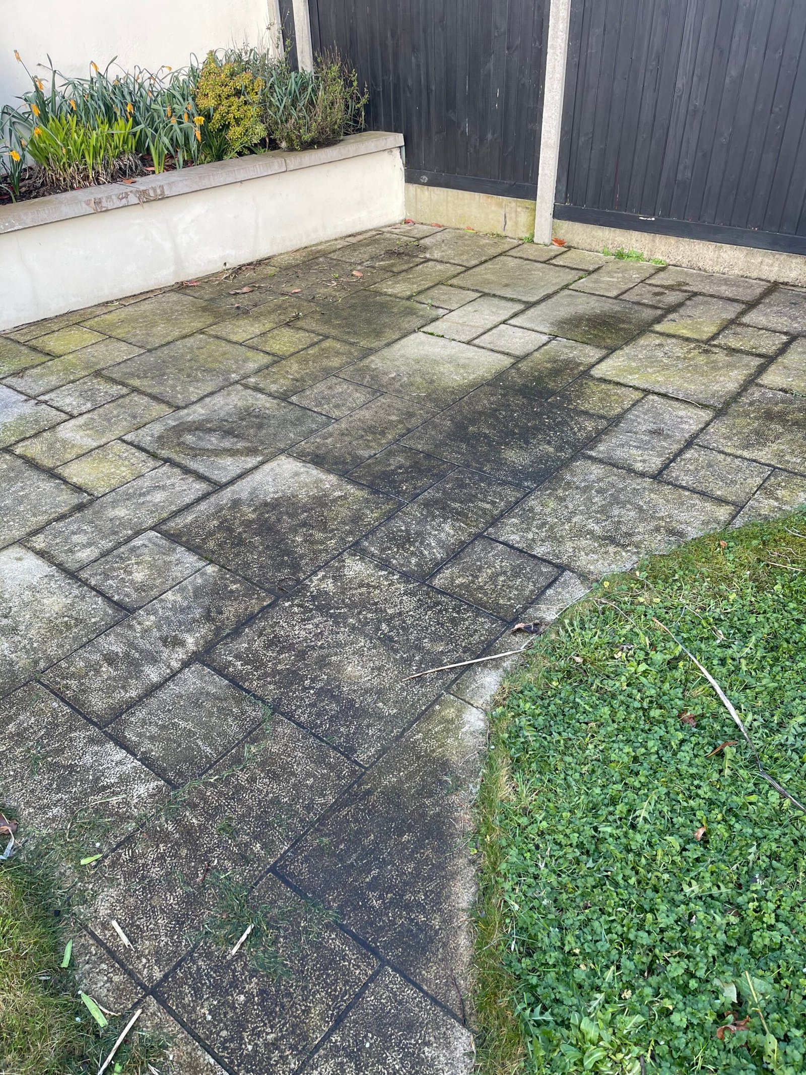 Property surface before XPress Wash cleaning
