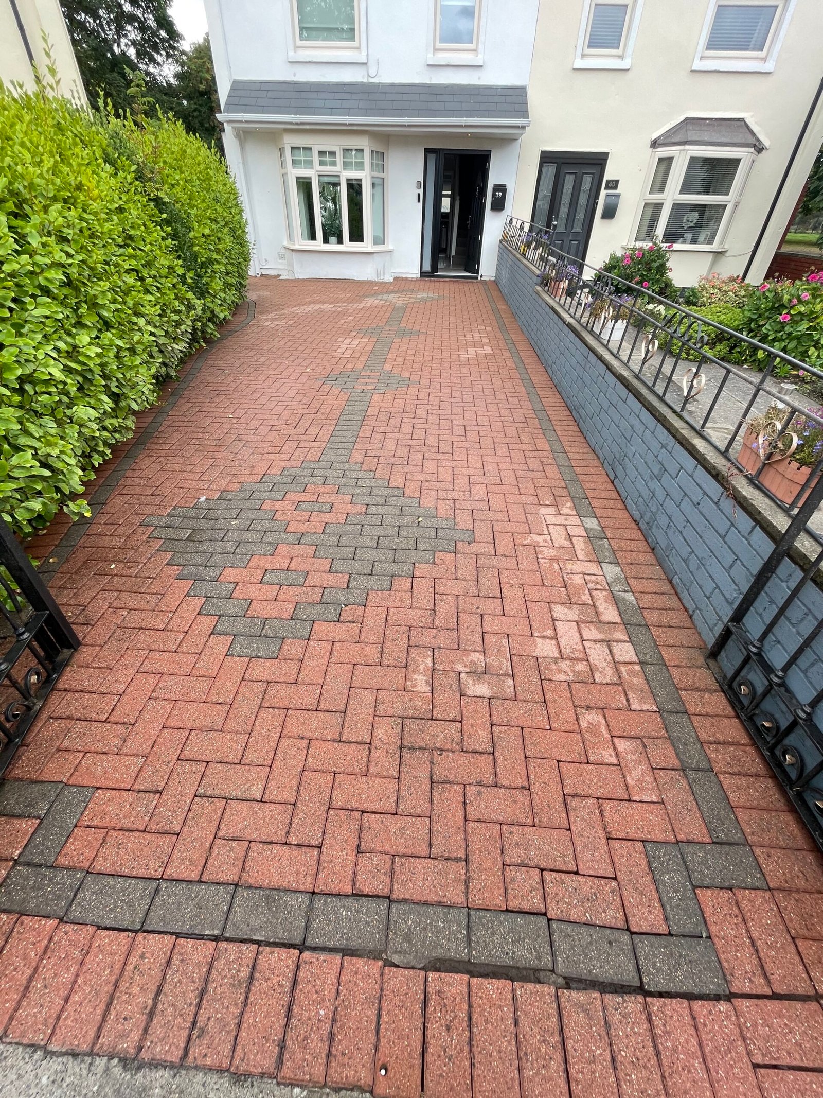 Driveway professionally cleaned by XPress Wash Dublin